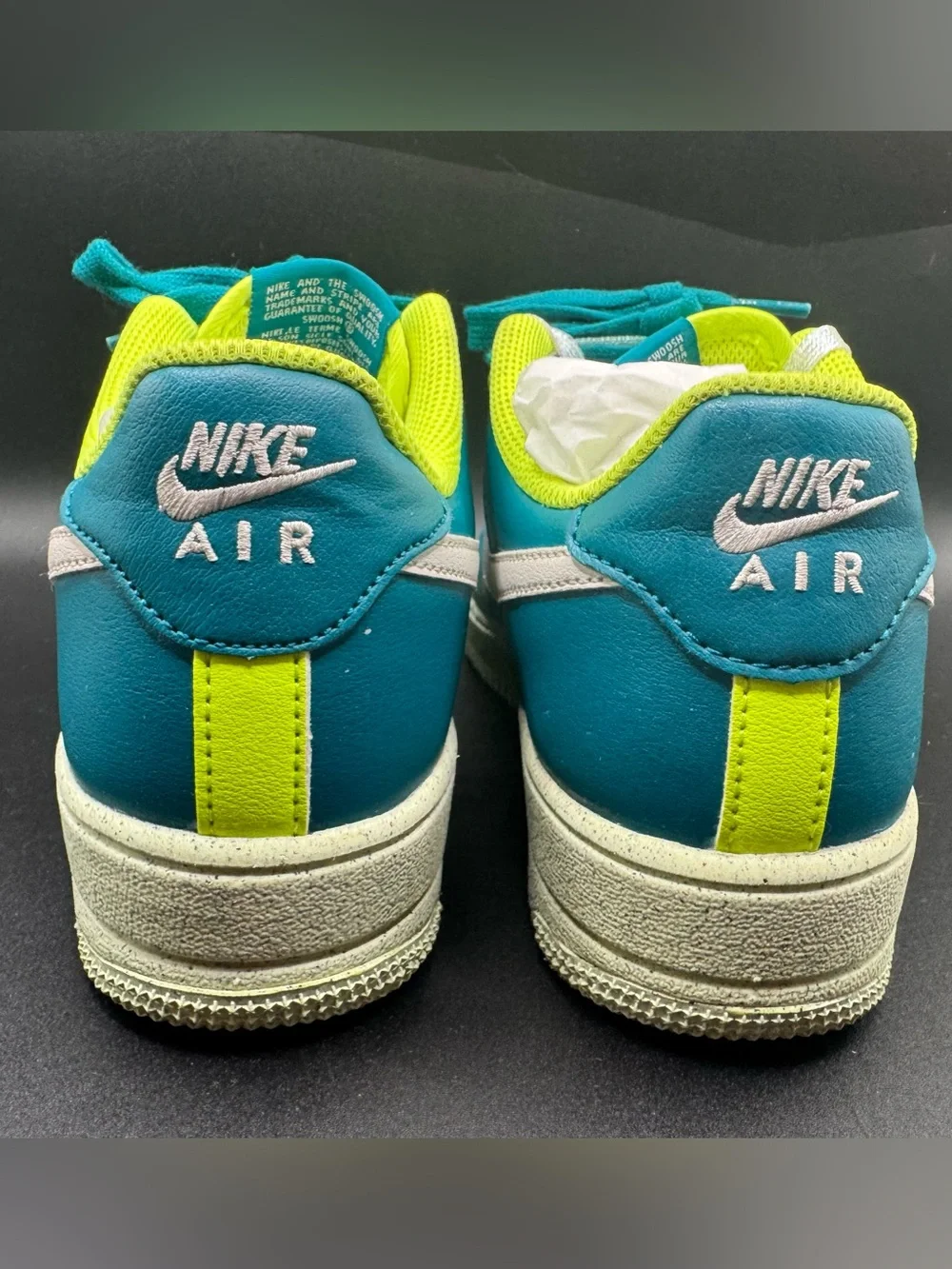 Nike Air Force 1 ‘07 LV8 Teal Volt Sneakers | Men’s 6 / Women’s 7.5 | DM1086-300